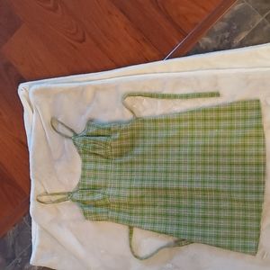 John Halt Green check dress. Size missing but believe it's a small. 100%…